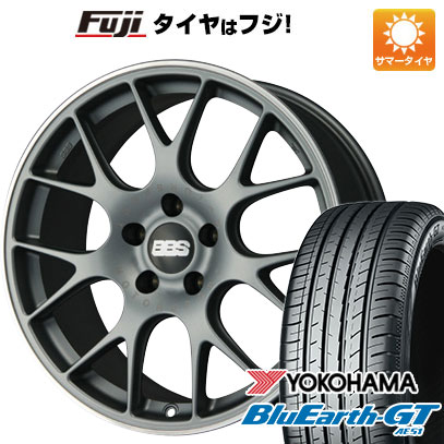 【新品国産5穴114.3車】 夏タイヤ ホイール4本セット 225/45R19 ヨコハマ ブルーアース GT AE51 BBS GERMANY CH-R サテンチタニウム 19インチ(送料無料)