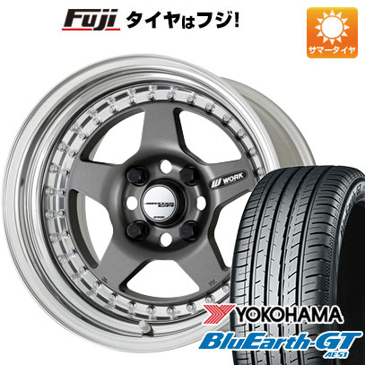 【新品国産4穴100車】 夏タイヤ ホイール4本セット 185/55R15 ヨコハマ ブルーアース GT AE51 WORK ワーク マイスター CR01 15インチ(送料無料) サマータイヤ