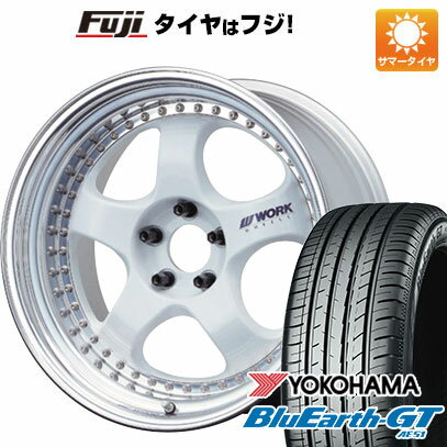 【新品国産5穴114.3車】 夏タイヤ ホイール4本セット 245/35R20 ヨコハマ ブルーアース GT AE51 ワーク マイスター S1 3P 20インチ(送料無料)