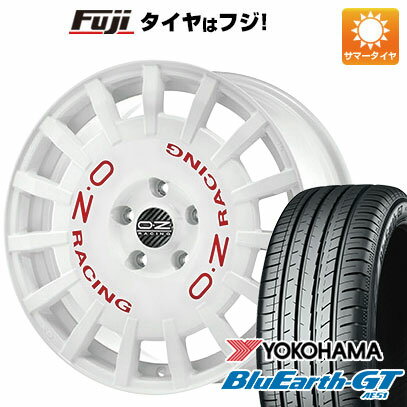 【新品】輸入車用 アウディ フォルクスワーゲン 夏タイヤ ホイール4本セット 245/45R17 ヨコハマ ブルーアース GT AE51 OZ ラリーレーシング 17インチ(送料無料)