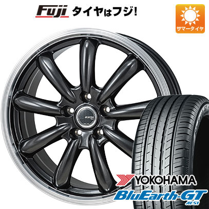 【新品国産5穴114.3車】 夏タイヤ ホイール4本セット 215/65R16 ヨコハマ ブルーアース GT AE51 モンツァ JPスタイル バーニー 16インチ(送料無料)