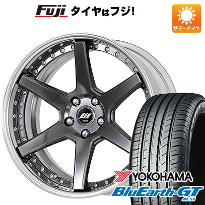 【新品国産5穴114.3車】 夏タイヤ ホイール4本セット 225/35R19 ヨコハマ ブルーアース GT AE51 ワーク バックレーベルジースト BST-1 19インチ(送料無料)