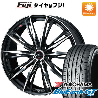 【新品国産5穴114.3車】 夏タイヤ ホイール4本セット 215/45R17 ヨコハマ ブルーアース GT AE51 WEDS ウェッズ レオニス GX 17インチ(送料無料) サマータイヤ
