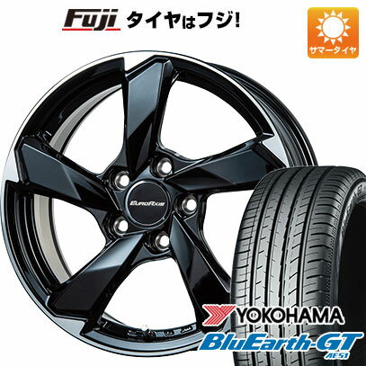 【新品】輸入車用 アウディ フォルクスワーゲン 夏タイヤ ホイール4本セット 225/40R19 ヨコハマ ブルーアース GT AE51 ユーロアクシス クロスエッジ 19インチ(送料無料)