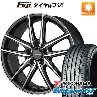 【新品国産5穴114.3車】 夏タイヤ ホイール4本セット 225/45R18 ヨコハマ ブルーアース GT AE51 ブリヂストン エコフォルム CRS20 18インチ(送料無料)