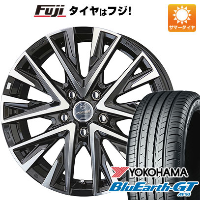 【新品国産5穴114.3車】 夏タイヤ ホイール4本セット 215/65R16 ヨコハマ ブルーアース GT AE51 共豊 スマック レジーナ 16インチ(送料無料) サマータイヤ
