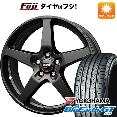 【新品国産5穴114.3車】 夏タイヤ ホイール4本セット 215/65R16 ヨコハマ ブルーアース GT AE51 モモ ファイブ 16インチ(送料無料) サマータイヤ
