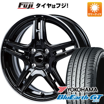 【新品国産4穴100車】 夏タイヤ ホイール4本セット 185/55R15 ヨコハマ ブルーアース GT AE51 モンツァ JPスタイル R52 15インチ(送料無料) サマータイヤ