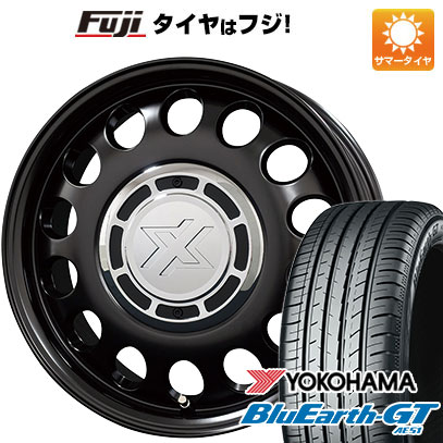 【新品国産4穴100車】 夏タイヤ ホイール4本セット 175/65R15 ヨコハマ ブルーアース GT AE51 コスミック クロスブラッド スティール 15インチ(送料無料)