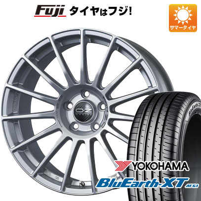 【新品国産5穴114.3車】 夏タイヤ ホイール4本セット 225/50R18 ヨコハマ ブルーアース XT AE61 OZ SツーリズモLM 18インチ(送料無料) サマータイヤ