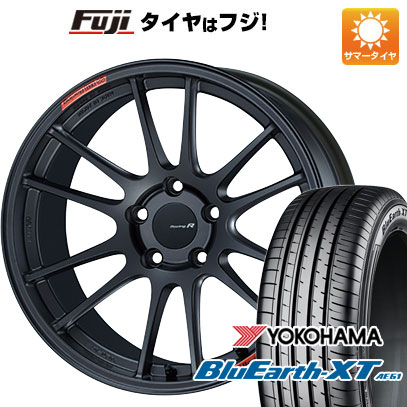 【新品国産5穴114.3車】 夏タイヤ ホイール4本セット 235/60R18 ヨコハマ ブルーアース XT AE61 エンケイ GTC01 RR 18インチ(送料無料)