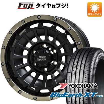 【新品国産5穴114.3車】 夏タイヤ ホイール4本セット 215/70R16 ヨコハマ ブルーアース XT AE61 ホットスタッフ バークレイハードロック ローガン 16インチ(送料無料) サマータイヤ