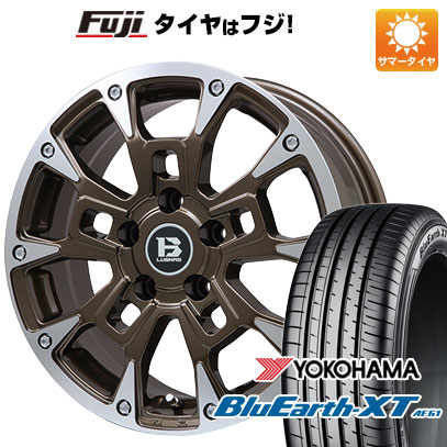 【新品国産5穴114.3車】 夏タイヤ ホイール4本セット 215/60R16 ヨコハマ ブルーアース XT AE61 ビッグウエイ B-LUGNAS BRD(ブロンズポリッシュ) 16インチ(送料無料) サマータイヤ
