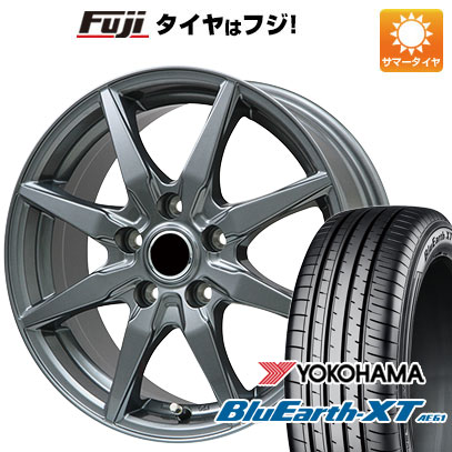 【新品国産5穴114.3車】 夏タイヤ ホイール4本セット 215/60R17 ヨコハマ ブルーアース XT AE61 ブランドル CJ28 17インチ(送料無料) サマータイヤ