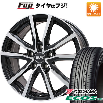 5/25はポイント最大42倍!!【エントリーでP5倍!(5/23 20:00-5/27 01:59)】 【新品 軽自動車】エブリイワゴン 夏タイヤ ホイール4本セット 165/50R15 ヨコハマ エコス ES31 ブランドル N52BP 15インチ(送料無料)