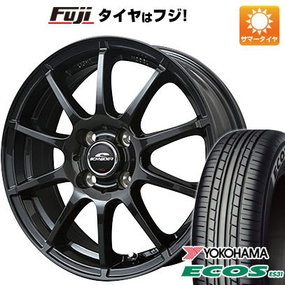 【新品 軽自動車】N-BOX タント スペーシア 夏タイヤ ホイール4本セット 165/55R15 ヨコハマ エコス ES31 MID シュナイダー スタッグ 15インチ(送料無料)