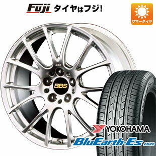 【新品国産5穴114.3車】 夏タイヤ ホイール4本セット 225/50R18 ヨコハマ ブルーアース ES32 BBS JAPAN RE-V 18インチ(送料無料) サマータイヤ