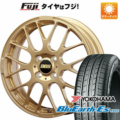 【新品国産4穴100車】 夏タイヤ ホイール4本セット 185/55R15 ヨコハマ ブルーアース ES32 BBS JAPAN RP 15インチ(送料無料) サマータイヤ