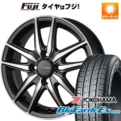 【新品国産車用4穴100】 夏タイヤ ホイール4本セット 185/55R16 ヨコハマ ブルーアース ES32 ブリヂストン エコフォルム CRS20 16インチ(送料無料)