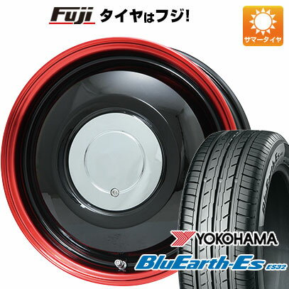【新品 軽自動車】ハスラー デリカミニ(4WD) 夏タイヤ ホイール4本セット 165/60R15 ヨコハマ ブルーアース ES32 WORK ワーク レッドスレッド LIMITED COLOR 15インチ(送料無料) サマータイヤ