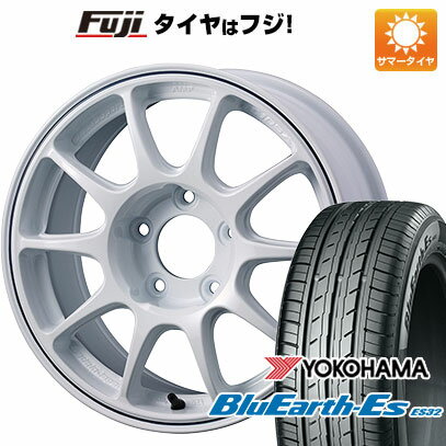 【新品国産4穴100車】 夏タイヤ ホイール4本セット 185/55R15 ヨコハマ ブルーアース ES32 ウェッズ ウェッズスポーツ TC-105X グラベル 15インチ(送料無料)