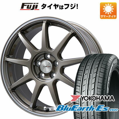【新品国産車用5穴114.3】 夏タイヤ ホイール4本セット 205/60R16 ヨコハマ ブルーアース ES32 レアマイスター LMスポーツLM-QR ブロンズ/ラインポリッシュ 16インチ(送料無料)