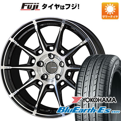 【新品国産車用5穴114.3】 夏タイヤ ホイール4本セット 225/40R18 ヨコハマ ブルーアース ES32 共豊 ガレルナ レフィーノ 18インチ(送料無料)