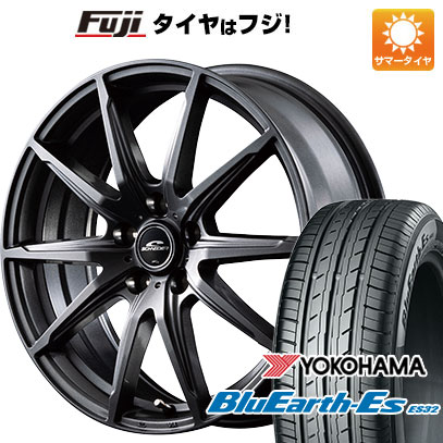 【新品国産5穴114.3車】 夏タイヤ ホイール4本セット 215/55R17 ヨコハマ ブルーアース ES32 MID シュナイダー SLS 17インチ(送料無料)