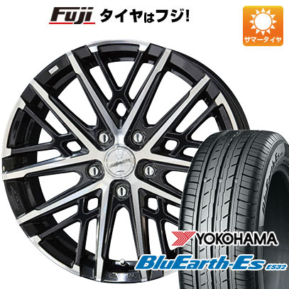 【新品国産5穴114.3車】 夏タイヤ ホイール4本セット 205/60R16 ヨコハマ ブルーアース ES32 共豊 スマック グレイヴ 16インチ(送料無料) サマータイヤ