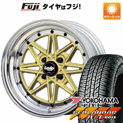 【新品 軽自動車】ハスラー デリカミニ(4WD) 夏タイヤ ホイール4本セット 165/60R15 ヨコハマ ジオランダー A/T G015 RBL WORK ワーク エクイップ 03 15インチ(送料無料) サマータイヤ