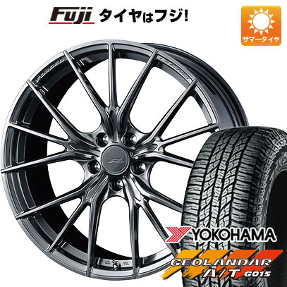 【新品国産車用5穴114.3】 夏タイヤ ホイール4本セット 235/55R19 ヨコハマ ジオランダー A/T G015 RBL WEDS ウェッズ F-ZERO FZ-1 19インチ(送料無料)
