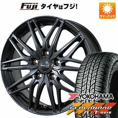 【新品国産5穴114.3車】 夏タイヤ ホイール4本セット 235/60R18 ヨコハマ ジオランダー A/T G015 RBL トピー シビラ NEXT W45 18インチ(送料無料)