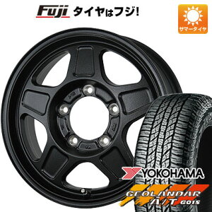 【新品】ジムニーシエラ 夏タイヤ ホイール4本セット 225/70R16 ヨコハマ ジオランダー A/T G015 RBL トピー ランドフット GWD 16インチ(送料無料)