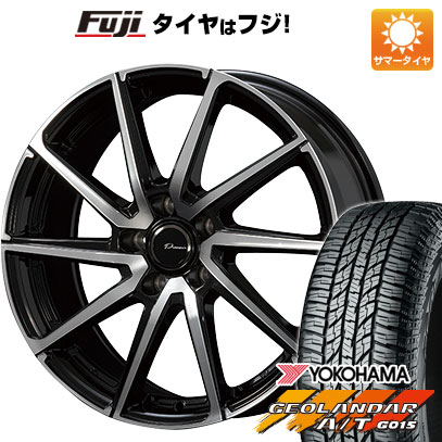 【新品国産5穴114.3車】 夏タイヤ ホイール4本セット 225/60R17 ヨコハマ ジオランダー A/T G015 RBL コーセイ プラウザー レグラス 17インチ(送料無料)