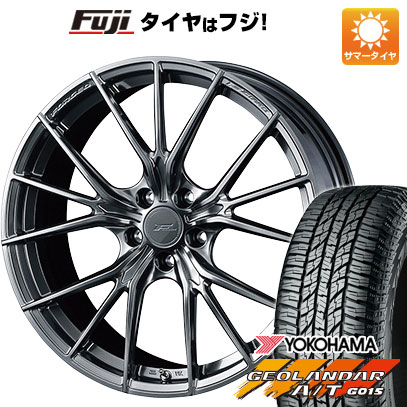 【新品国産5穴114.3車】 夏タイヤ ホイール4本セット 225/60R18 ヨコハマ ジオランダー A/T G015 RBL ウェッズ F-ZERO FZ-1 18インチ(送料無料)