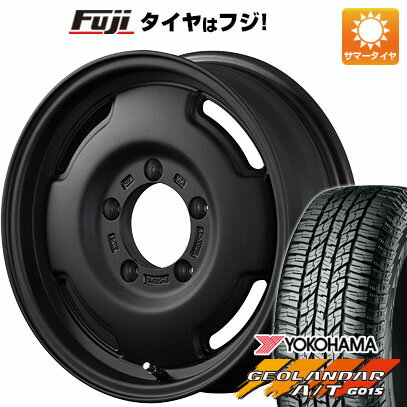 【新品】ジムニー 夏タイヤ ホイール4本セット 175/80R16 ヨコハマ ジオランダー A/T G015 RBL アピオ ワイルドボア SR 16インチ(送料無料)