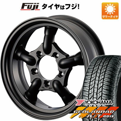 5/20限定!エントリーでポイント最大27倍! 【新品】ジムニーシエラ 夏タイヤ ホイール4本セット 215/70R16 ヨコハマ ジオランダー A/T G015 RBL モーターファーム J-トラッド 16インチ(送料無料)