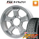 【新品】ジムニー 夏タイヤ ホイール4本セット 175/80R16 ヨコハマ ジオランダー A/T G015 RBL ビッグウエイ B-MUD K(シルバー) 16インチ(送料無料)