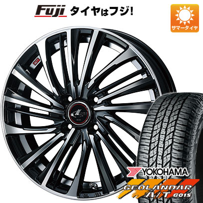【新品 軽自動車】ハスラー デリカミニ(4WD) 夏タイヤ ホイール4本セット 165/60R15 ヨコハマ ジオランダー A/T G015 RBL WEDS ウェッズ レオニス FS 15インチ(送料無料) サマータイヤ