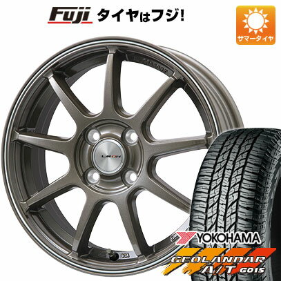 【新品 軽自動車】ハスラー デリカミニ(4WD) 夏タイヤ ホイール4本セット 165/60R15 ヨコハマ ジオランダー A/T G015 RBL レアマイスター LMスポーツLM-QR 15インチ(送料無料) サマータイヤ