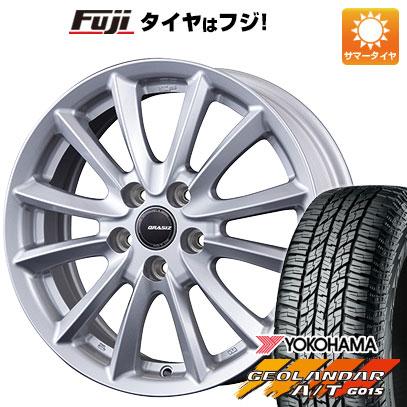 【新品国産5穴114.3車】 夏タイヤ ホイール4本セット 225/60R17 ヨコハマ ジオランダー A/T G015 RBL コーセイ クレイシズ VS6 17インチ(送料無料)