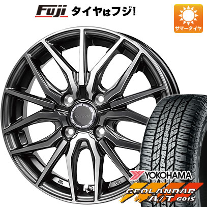 【新品 軽自動車】ハスラー デリカミニ(4WD) 夏タイヤ ホイール4本セット 165/60R15 ヨコハマ ジオランダー A/T G015 RBL ホットスタッフ プレシャス アストM4 15インチ(送料無料) サマータイヤ