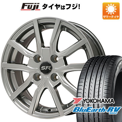 【パンク保証付き】【新品国産5穴114.3車】 夏タイヤ ホイール4本セット 205/65R15 ヨコハマ ブルーアース RV-03 ブランドル N52 15インチ(送料無料) サマータイヤ