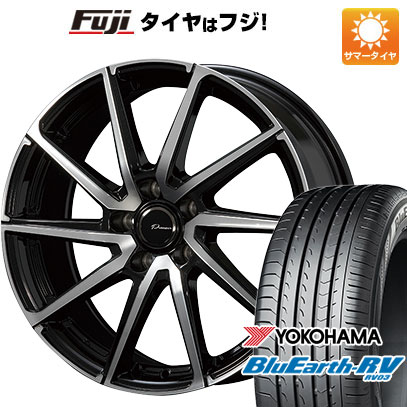 【パンク保証付き】【新品国産5穴114.3車】 夏タイヤ ホイール4本セット 215/50R17 ヨコハマ ブルーアース RV-03 コーセイ プラウザー レグラス 17インチ(送料無料)