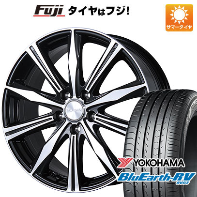 【パンク保証付き】【新品国産5穴114.3車】 夏タイヤ ホイール4本セット 195/65R15 ヨコハマ ブルーアース RV-03 ブリヂストン バルミナ K10 15インチ(送料無料) サマータイヤ