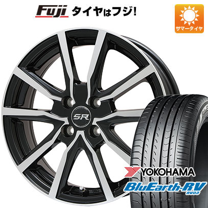 【パンク保証付き】【新品国産5穴114.3車】 夏タイヤ ホイール4本セット 205/65R15 ヨコハマ ブルーアース RV-03 ブランドル N52BP 15インチ(送料無料) サマータイヤ