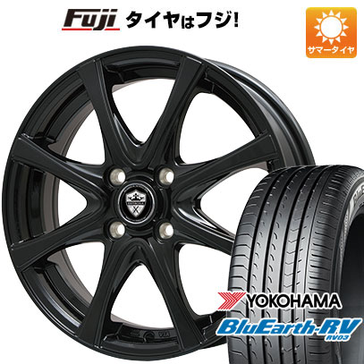 【パンク保証付き】【新品国産5穴114.3車】 夏タイヤ ホイール4本セット 205/65R15 ヨコハマ ブルーアース RV-03 ブランドル KF25B 15インチ(送料無料) サマータイヤ