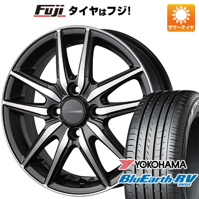 【パンク保証付き】【新品】シエンタ 2022- 夏タイヤ ホイール4本セット 185/65R15 ヨコハマ ブルーアース RV-03 ブリヂストン エコフォルム CRS20 15インチ(送料無料) サマータイヤ