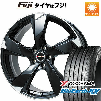 【パンク保証付き】【新品】オーラ 夏タイヤ ホイール4本セット 205/50R17 ヨコハマ ブルーアース RV-03 プレミックス ヴェランV(グロ..