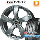 【パンク保証付き】【新品国産5穴114.3車】 夏タイヤ ホイール4本セット 215/60R17 ヨコハマ ブルーアース RV-03 プレミックス ヴェランV(クロームハイパーシルバー) 17インチ(送料無料) サマータイヤ
